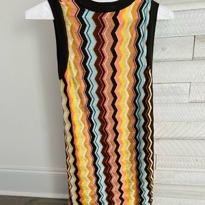 Missoni x Target knee-length sleeveless dress - like new!